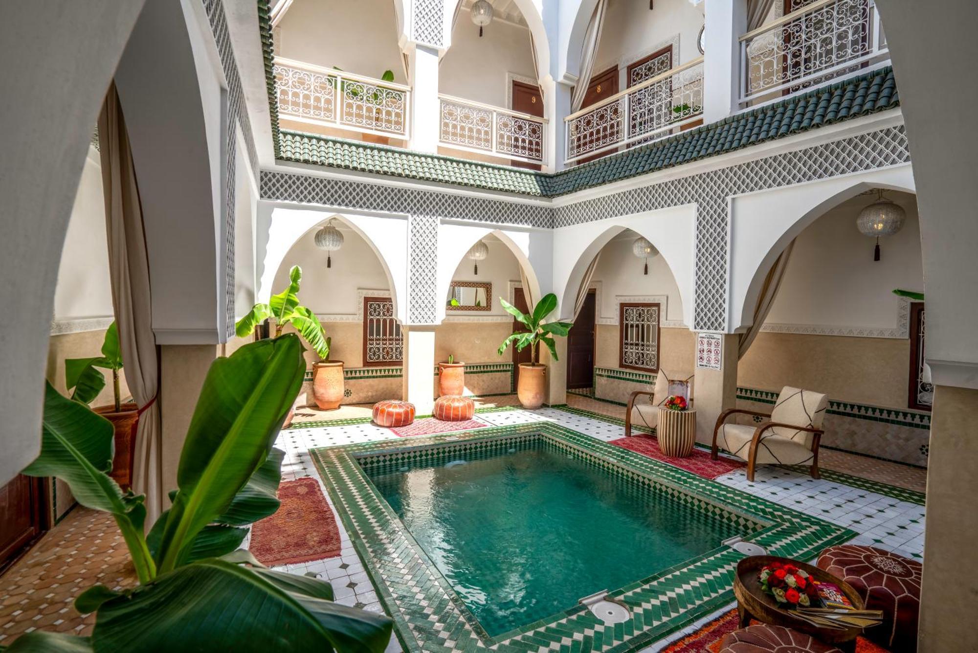 Riad Les Cornes De Gazelle Marrakesch Exterior foto