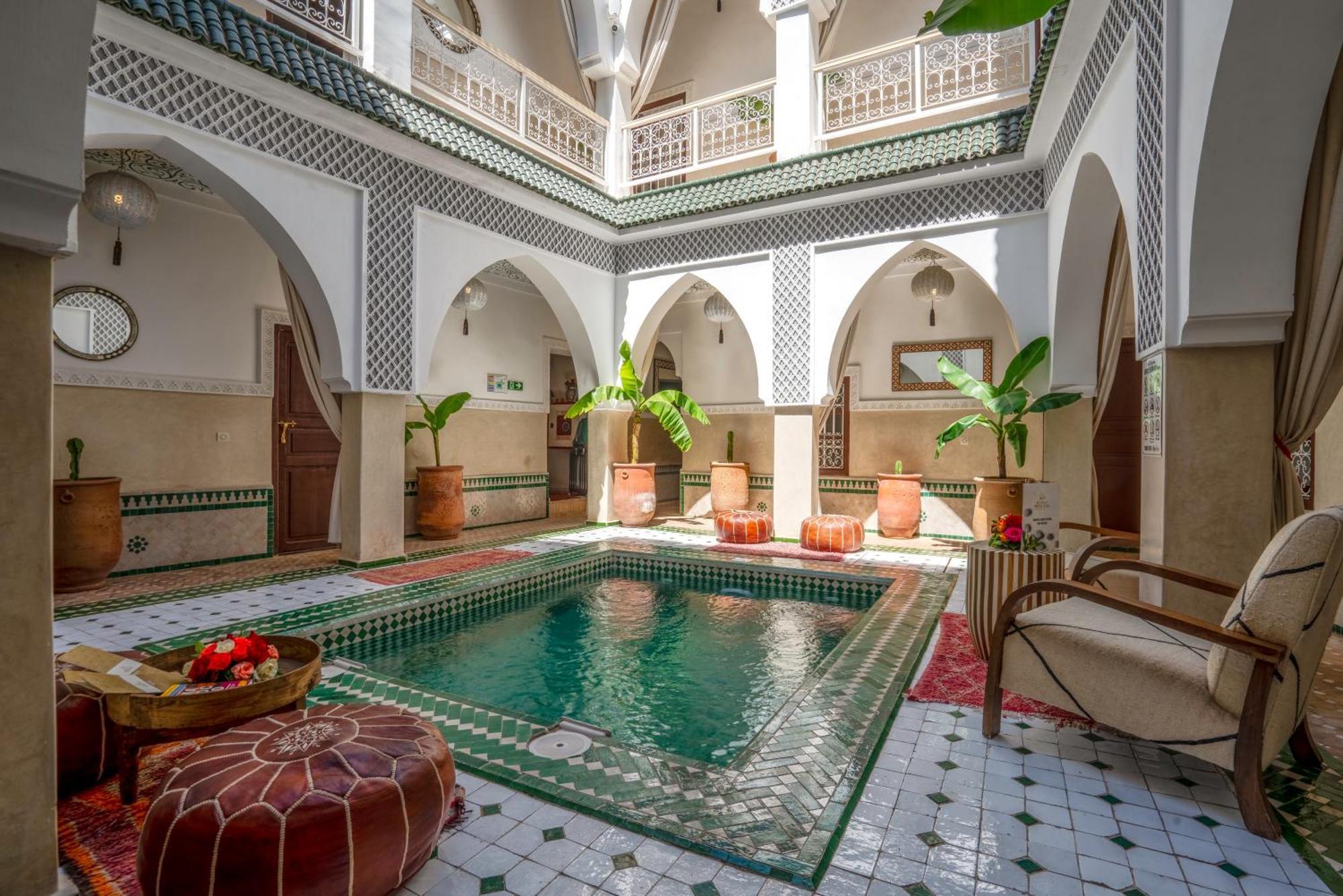 Riad Les Cornes De Gazelle Marrakesch Exterior foto